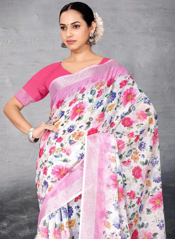 Ethnic_Pure_Soft_Cotton_Linen_Digital_Printed_Saree_with_Unstitched_Blouse_Piece_|_Bollywood_Style_Lightweight_Traditional_Wear_for_Women