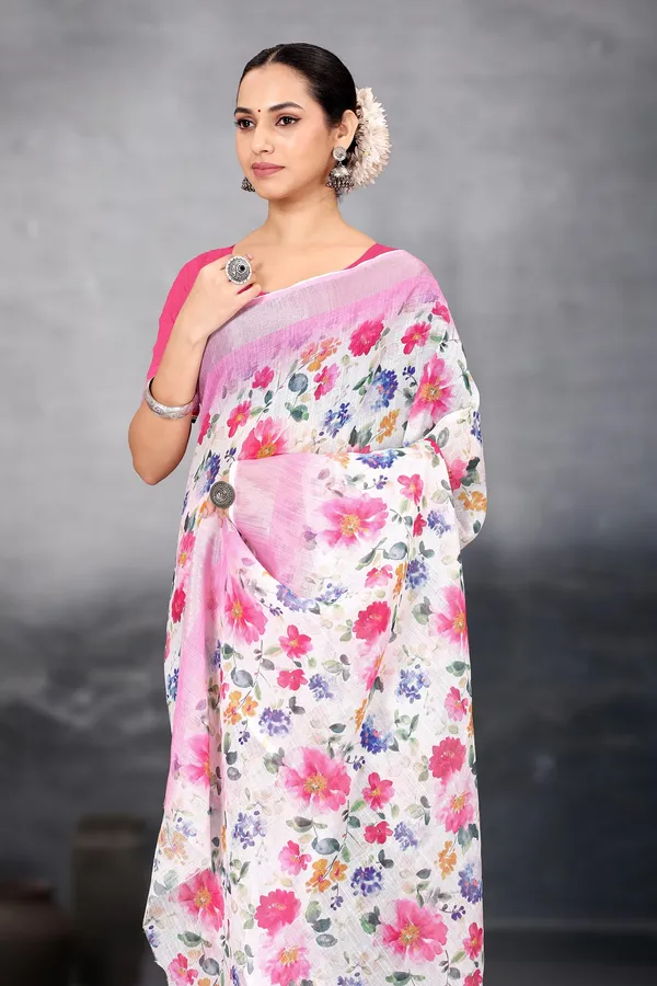Ethnic_Pure_Soft_Cotton_Linen_Digital_Printed_Saree_with_Unstitched_Blouse_Piece_|_Bollywood_Style_Lightweight_Traditional_Wear_for_Women