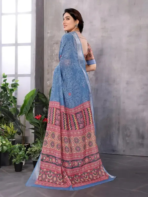 Ethnic_Pure_Soft_Cotton_Linen_Digital_Printed_Saree_with_Unstitched_Blouse_Piece_|_Bollywood_Style_Lightweight_Traditional_Wear_for_Women