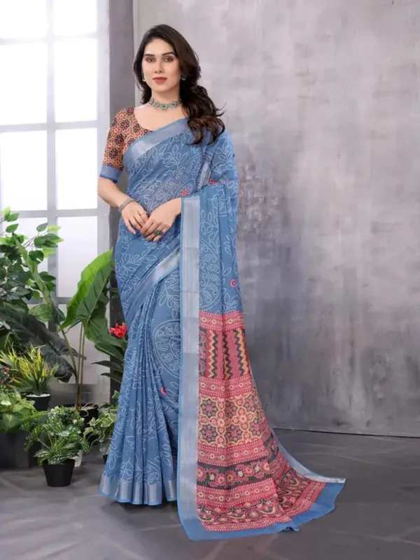 Ethnic_Pure_Soft_Cotton_Linen_Digital_Printed_Saree_with_Unstitched_Blouse_Piece_|_Bollywood_Style_Lightweight_Traditional_Wear_for_Women