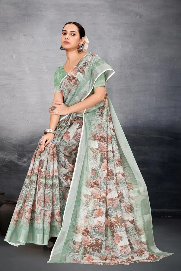 Ethnic_Pure_Soft_Cotton_Linen_Digital_Printed_Saree_with_Unstitched_Blouse_Piece_|_Bollywood_Style_Lightweight_Traditional_Wear_for_Women