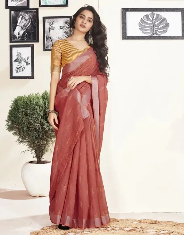 Ethnic_Pure_Soft_Cotton_Linen_Digital_Printed_Saree_with_Unstitched_Blouse_Piece_|_Bollywood_Style_Lightweight_Traditional_Wear_for_Women