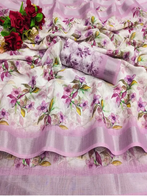 Ethnic_Pure_Soft_Cotton_Linen_Digital_Printed_Saree_with_Unstitched_Blouse_Piece_|_Bollywood_Style_Lightweight_Traditional_Wear_for_Women