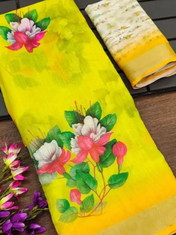 Ethnic_Pure_Soft_Cotton_Linen_Digital_Printed_Saree_with_Unstitched_Blouse_Piece_|_Bollywood_Style_Lightweight_Traditional_Wear_for_Women