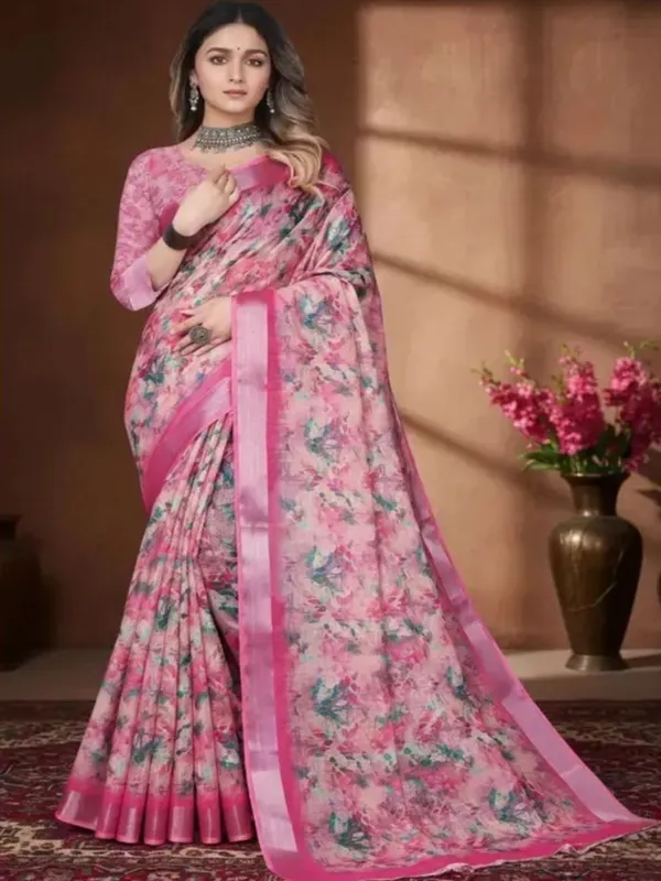 Ethnic_Pure_Soft_Cotton_Linen_Digital_Printed_Saree_with_Unstitched_Blouse_Piece_|_Bollywood_Style_Lightweight_Traditional_Wear_for_Women