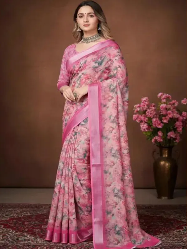 Ethnic_Pure_Soft_Cotton_Linen_Digital_Printed_Saree_with_Unstitched_Blouse_Piece_|_Bollywood_Style_Lightweight_Traditional_Wear_for_Women