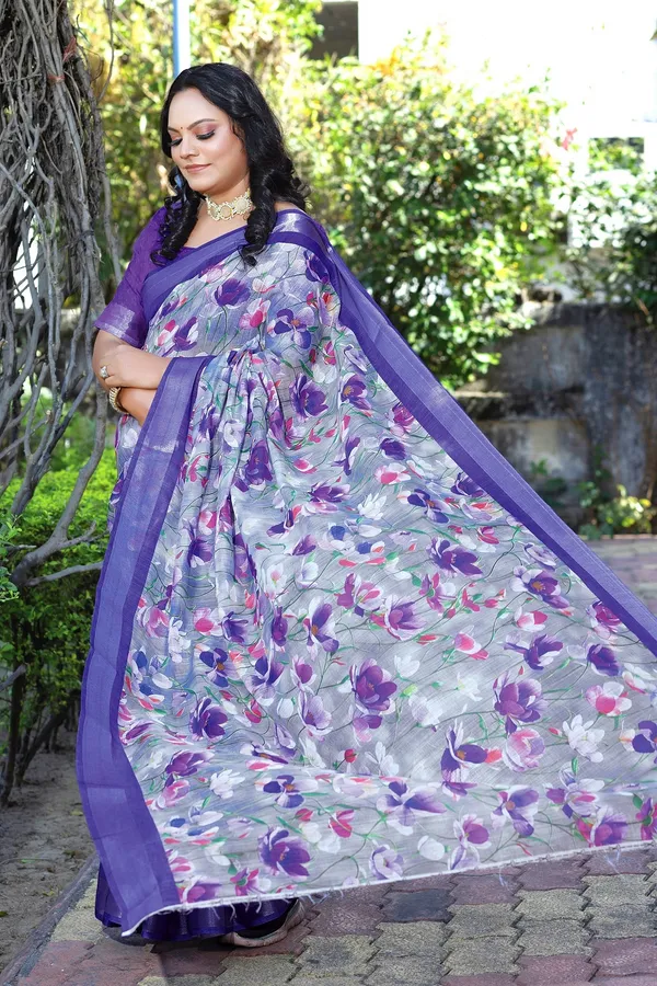 Ethnic_Pure_Soft_Cotton_Linen_Digital_Printed_Saree_with_Unstitched_Blouse_Piece_|_Bollywood_Style_Lightweight_Traditional_Wear_for_Women