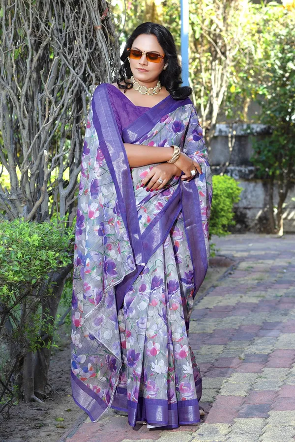 Ethnic_Pure_Soft_Cotton_Linen_Digital_Printed_Saree_with_Unstitched_Blouse_Piece_|_Bollywood_Style_Lightweight_Traditional_Wear_for_Women