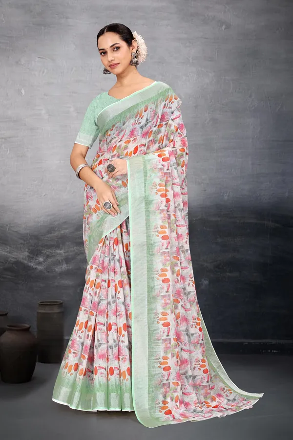 Ethnic_Pure_Soft_Cotton_Linen_Digital_Printed_Saree_with_Unstitched_Blouse_Piece_|_Bollywood_Style_Lightweight_Traditional_Wear_for_Women