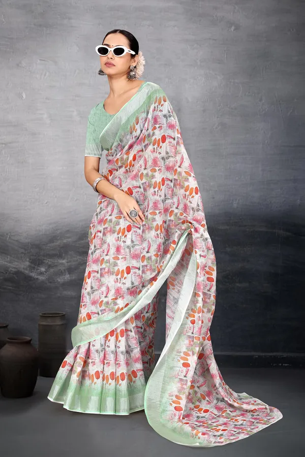 Ethnic_Pure_Soft_Cotton_Linen_Digital_Printed_Saree_with_Unstitched_Blouse_Piece_|_Bollywood_Style_Lightweight_Traditional_Wear_for_Women