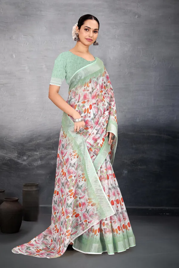 Ethnic_Pure_Soft_Cotton_Linen_Digital_Printed_Saree_with_Unstitched_Blouse_Piece_|_Bollywood_Style_Lightweight_Traditional_Wear_for_Women