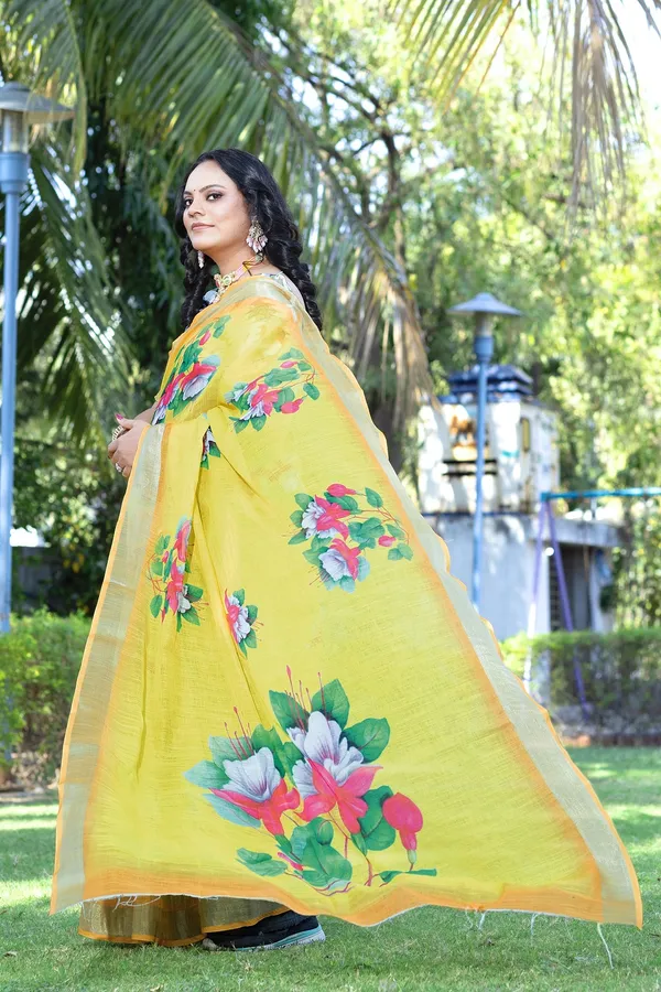 Ethnic_Pure_Soft_Cotton_Linen_Digital_Printed_Saree_with_Unstitched_Blouse_Piece_|_Bollywood_Style_Lightweight_Traditional_Wear_for_Women