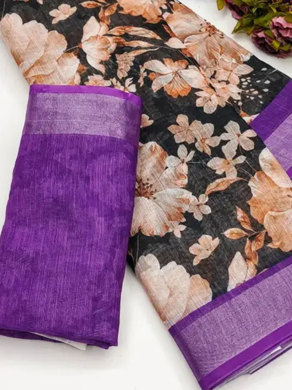 Ethnic_Pure_Soft_Cotton_Linen_Digital_Printed_Saree_with_Unstitched_Blouse_Piece_|_Bollywood_Style_Lightweight_Traditional_Wear_for_Women