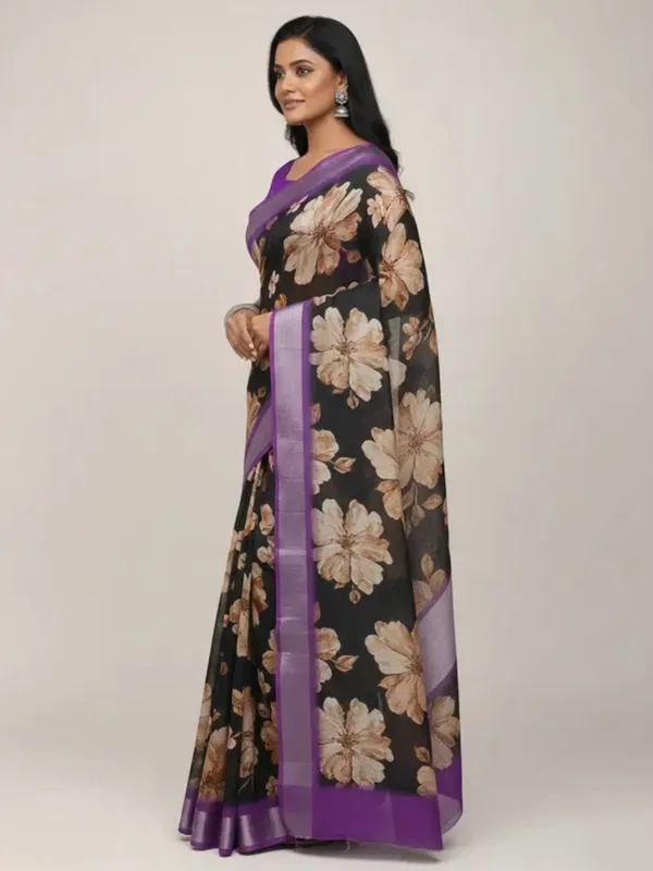 Ethnic_Pure_Soft_Cotton_Linen_Digital_Printed_Saree_with_Unstitched_Blouse_Piece_|_Bollywood_Style_Lightweight_Traditional_Wear_for_Women