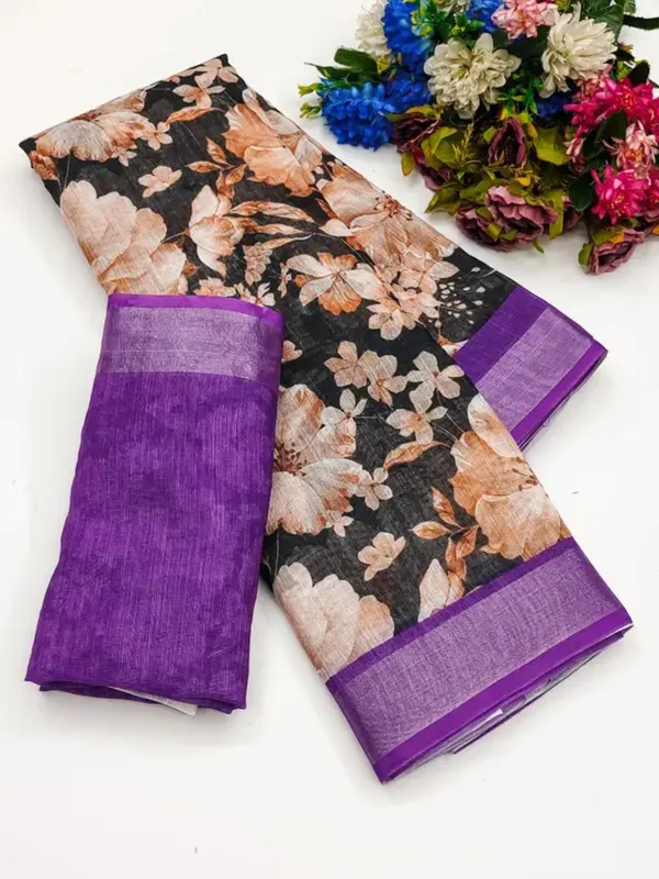 Ethnic_Pure_Soft_Cotton_Linen_Digital_Printed_Saree_with_Unstitched_Blouse_Piece_|_Bollywood_Style_Lightweight_Traditional_Wear_for_Women