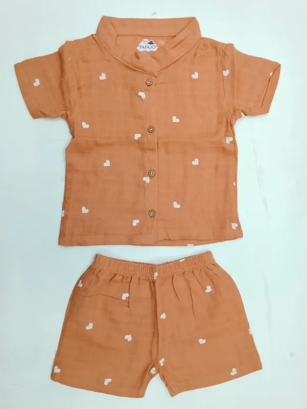 Orange_Muslin_Premium_Clothing_Set_For_Kids
