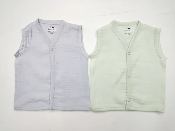 Grey_And_Green_Muslin_Premium_Jabla_For_Kids