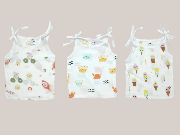 White_Muslin_Premium_Top_For_Kids