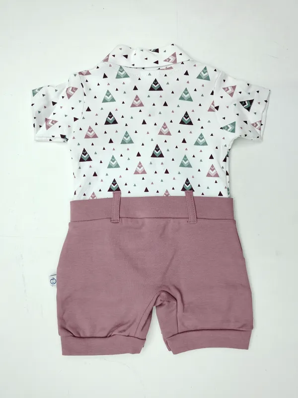 White_And_Purple_Cotton_Premium_Romper_For_Kids