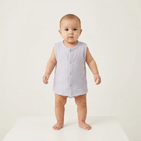 Grey_And_Green_Muslin_Premium_Jabla_For_Kids