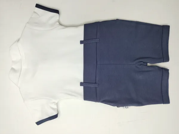 White_And_Blue_Cotton_Premium_Clothing_Set_For_Kids