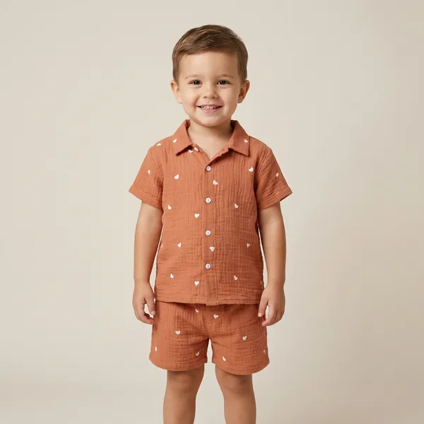 Orange_Muslin_Premium_Clothing_Set_For_Kids