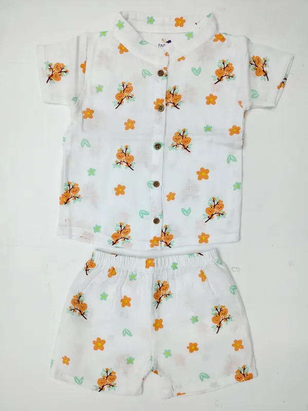 White_Muslin_Premium_Clothing_Set_For_Kids