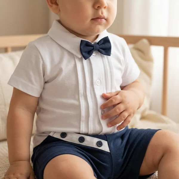 White_And_Blue_Cotton_Premium_Shirt_For_Kids