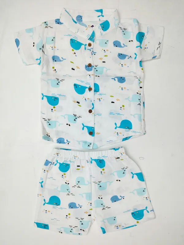 White_And_Blue_Muslin_Premium_Clothing_Set_For_Kids