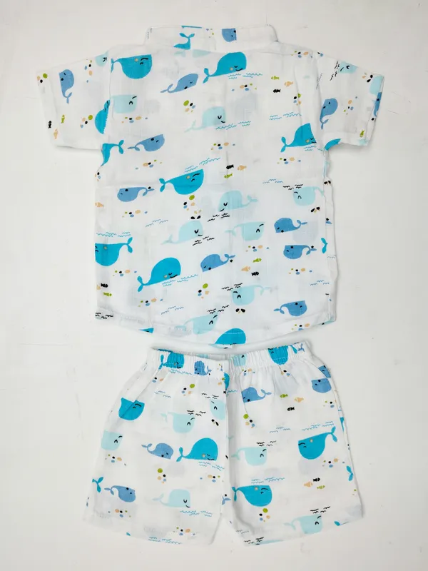White_And_Blue_Muslin_Premium_Clothing_Set_For_Kids