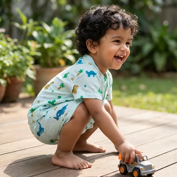 Light_Blue_Muslin_Premium_Shirt_Set_For_Kids
