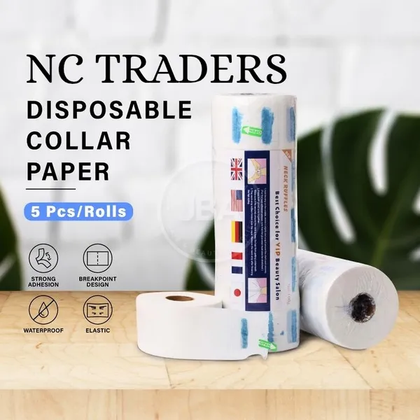 Nc_Traders_Disposable_Collar_Paper_Pack_Of_5_Rolls_1_Bamboo