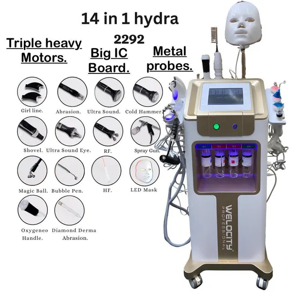 14_In_1_Professional_Hydra_Facial_Machine_With_Triple_Heavy_Motors_And_2292_Big_Ic_Board