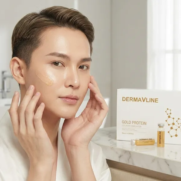Dermavline_Gold_Protein_Face_Combination_Skincare_Set