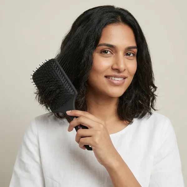 Black_Paddle_Hairbrush_With_Cushioned_Base