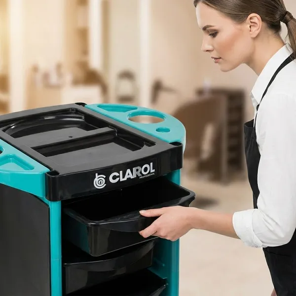 Clairol_Professional_Salon_Trolley_Cart_With_Multiple_Storage_Drawers
