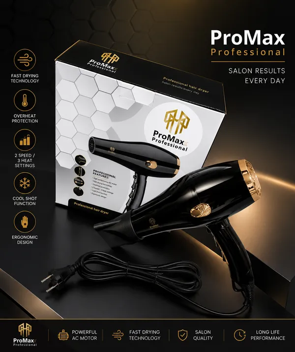 ProMax_Professional_Black_Hair_Dryer