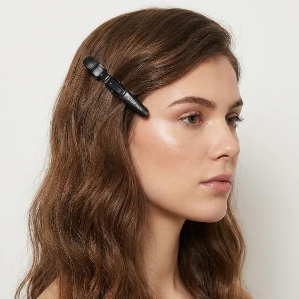 Pack_Of_5_Black_Crocodile_Hair_Clips_With_Textured_Grip