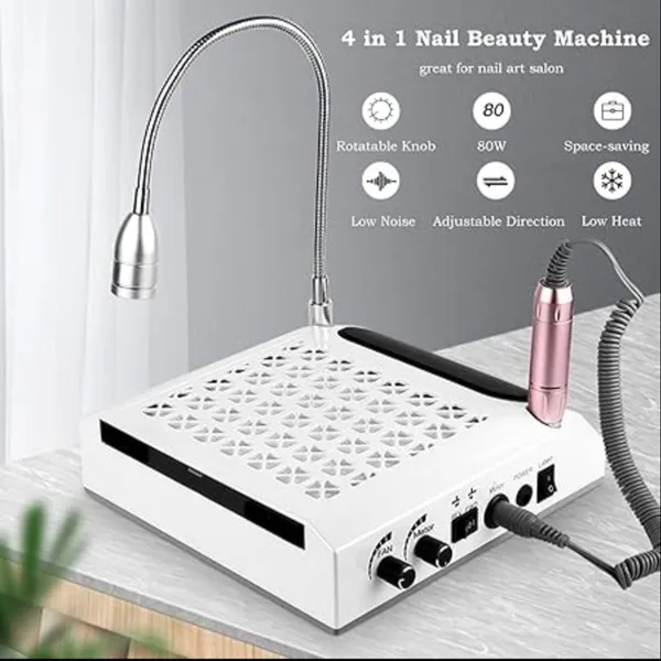 4_In_1_Professional_Nail_Beauty_Machine_With_Led_Lamp_And__Dust_Collector_And_Electric_Drill_80W_Salon_Equipment