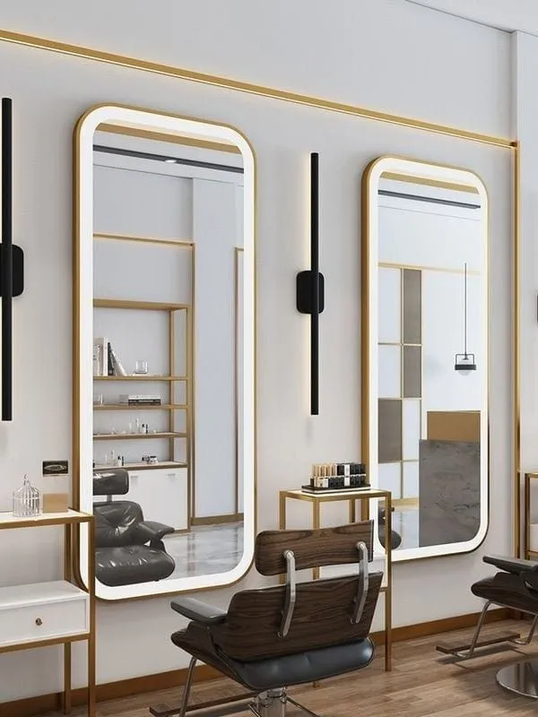 Led_Lighted_Full_Length_Salon_Mirror_With_Gold_Frame