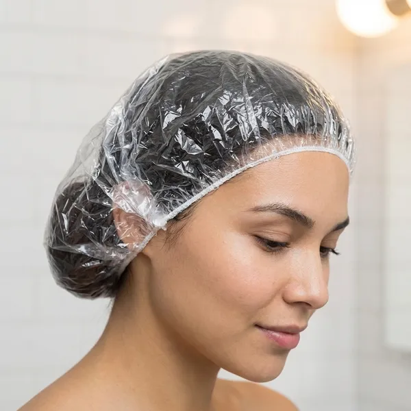 Disposable_Shower_Caps_Clear_Plastic_Elastic_Hair_Protection_Caps_Pack_of_100pcs