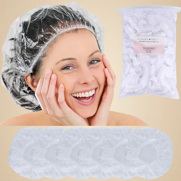 Disposable_Shower_Caps_Clear_Plastic_Elastic_Hair_Protection_Caps_Pack_of_100pcs