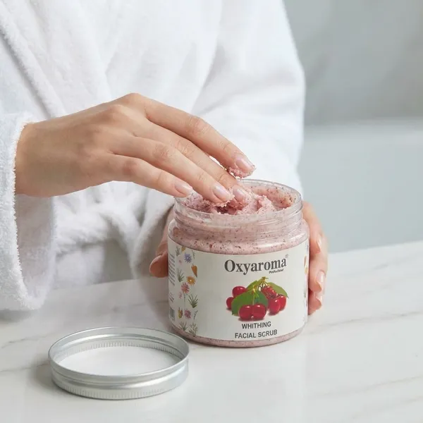 Oxy_Aroma_Cherry_Whitening_Face_Scrub_500Gm