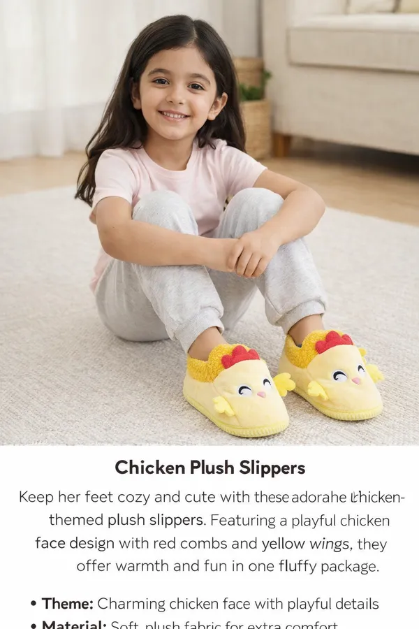 Plush_Cartoon_Chicken_Baby_Shoes