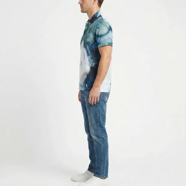 Ocean_Mist_Blue_Poly_Lycra_Aerial_Drift_Polo_For_Men