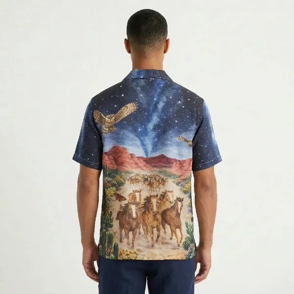 Desert_Night_Breathable_Poly_Star_Desert_Landscape_Short_Sleeve_Shirt_For_Men