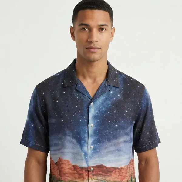 Desert_Night_Breathable_Poly_Star_Desert_Landscape_Short_Sleeve_Shirt_For_Men