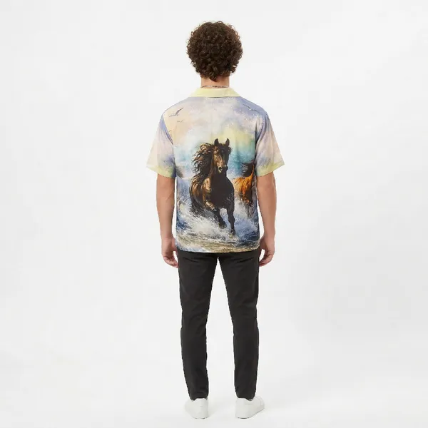 Ocean_Breeze_Breathable_Poly_Ocean_Stallion_Short_Sleeve_Shirt_For_Men