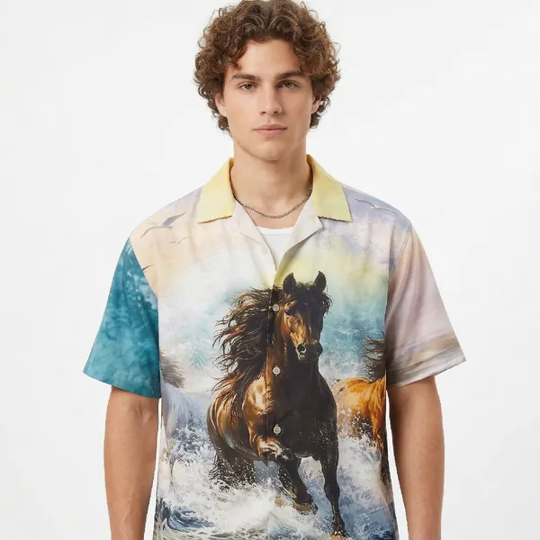 Ocean_Breeze_Breathable_Poly_Ocean_Stallion_Short_Sleeve_Shirt_For_Men