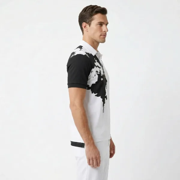 Arctic_Ink_White_Poly_Lycra_Eagle_Strike_Polo_For_Men